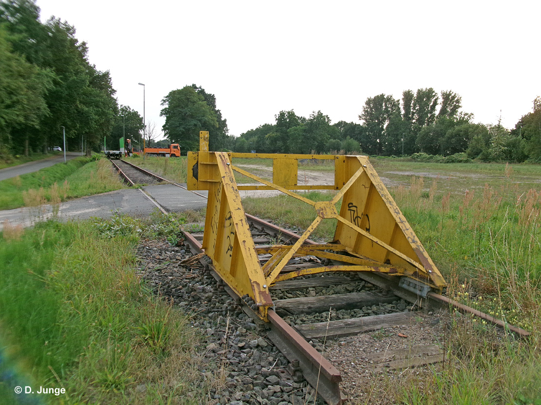 Bahnhof Wittingen - Abstellgleis mit Prellbock
